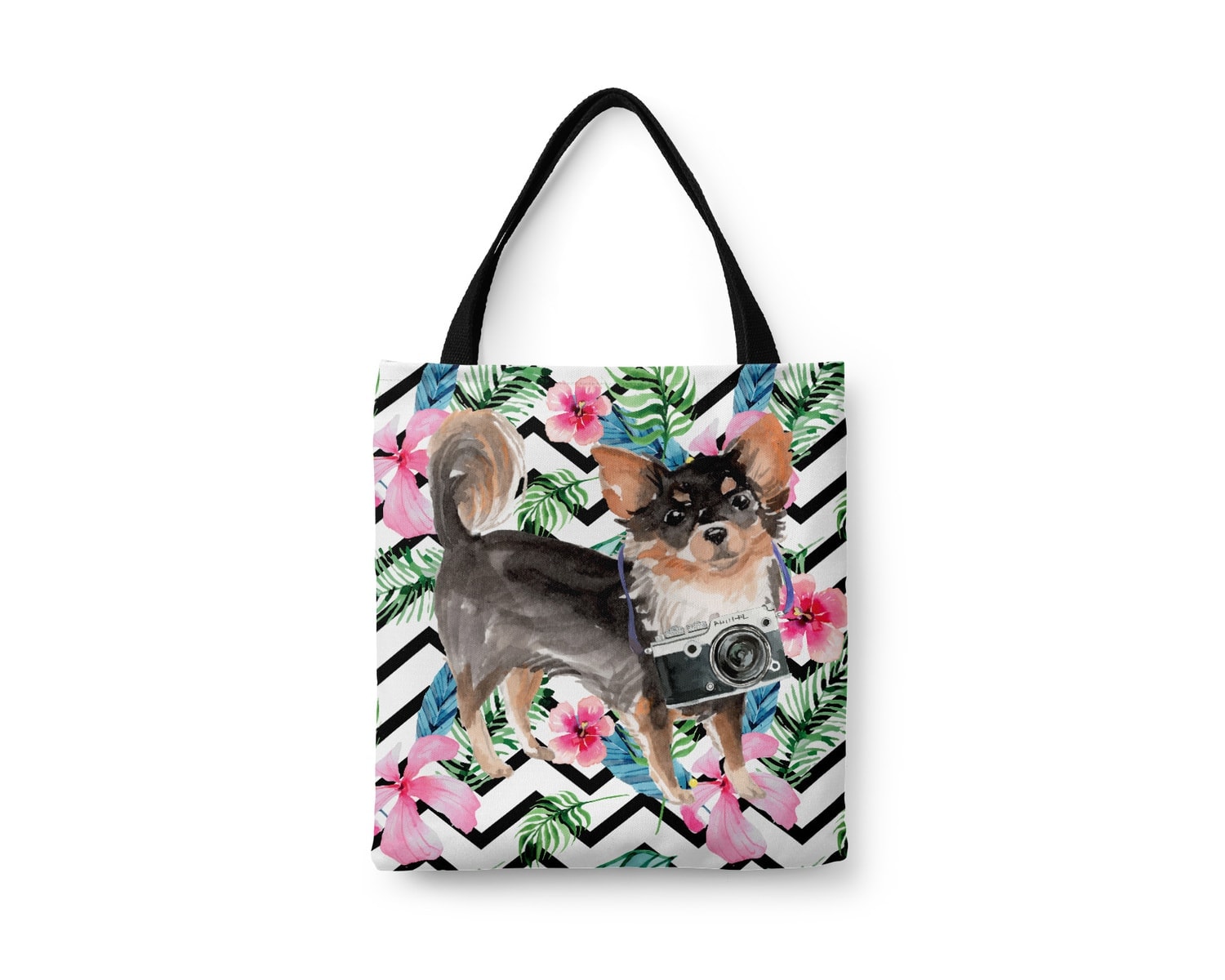 Long Haired Chihuahua Travel Style Tote Bag 20 Long Haired Chihuahua Travel Style Tote Bag - Image 18