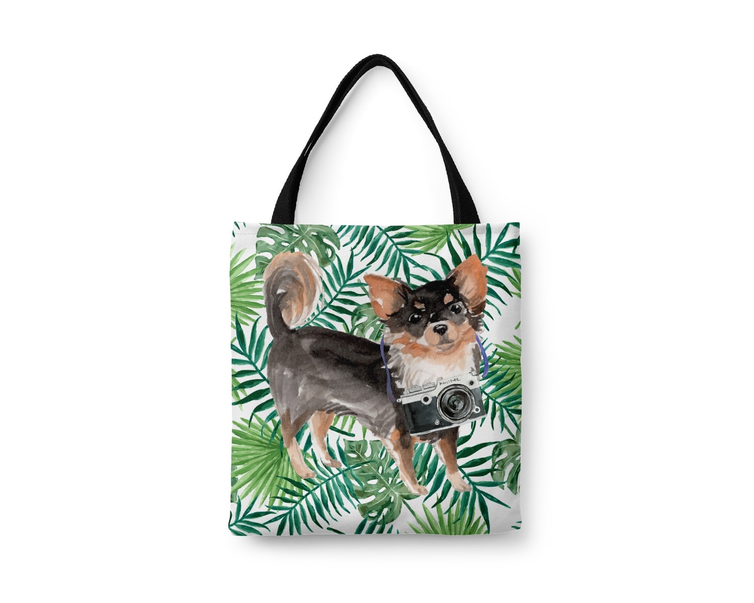 Long Haired Chihuahua Travel Style Tote Bag 21 Long Haired Chihuahua Travel Style Tote Bag - Image 19