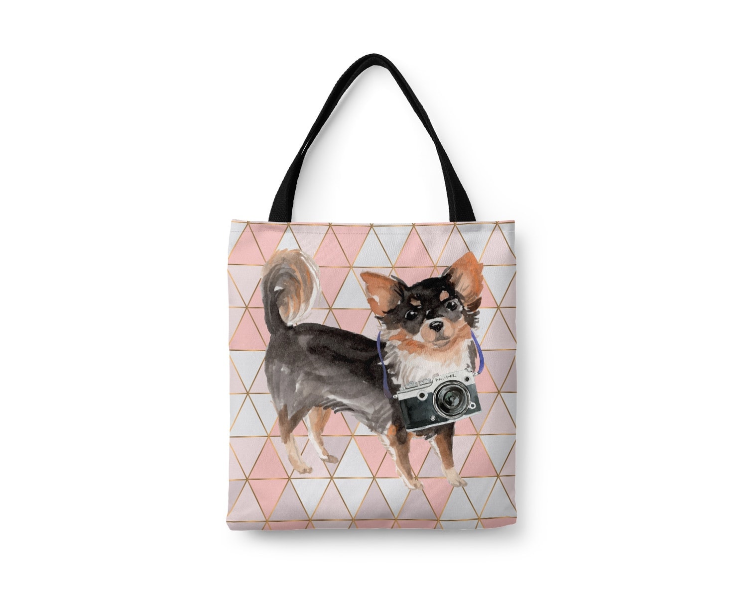 Long Haired Chihuahua Travel Style Tote Bag 18 Long Haired Chihuahua Travel Style Tote Bag - Image 16