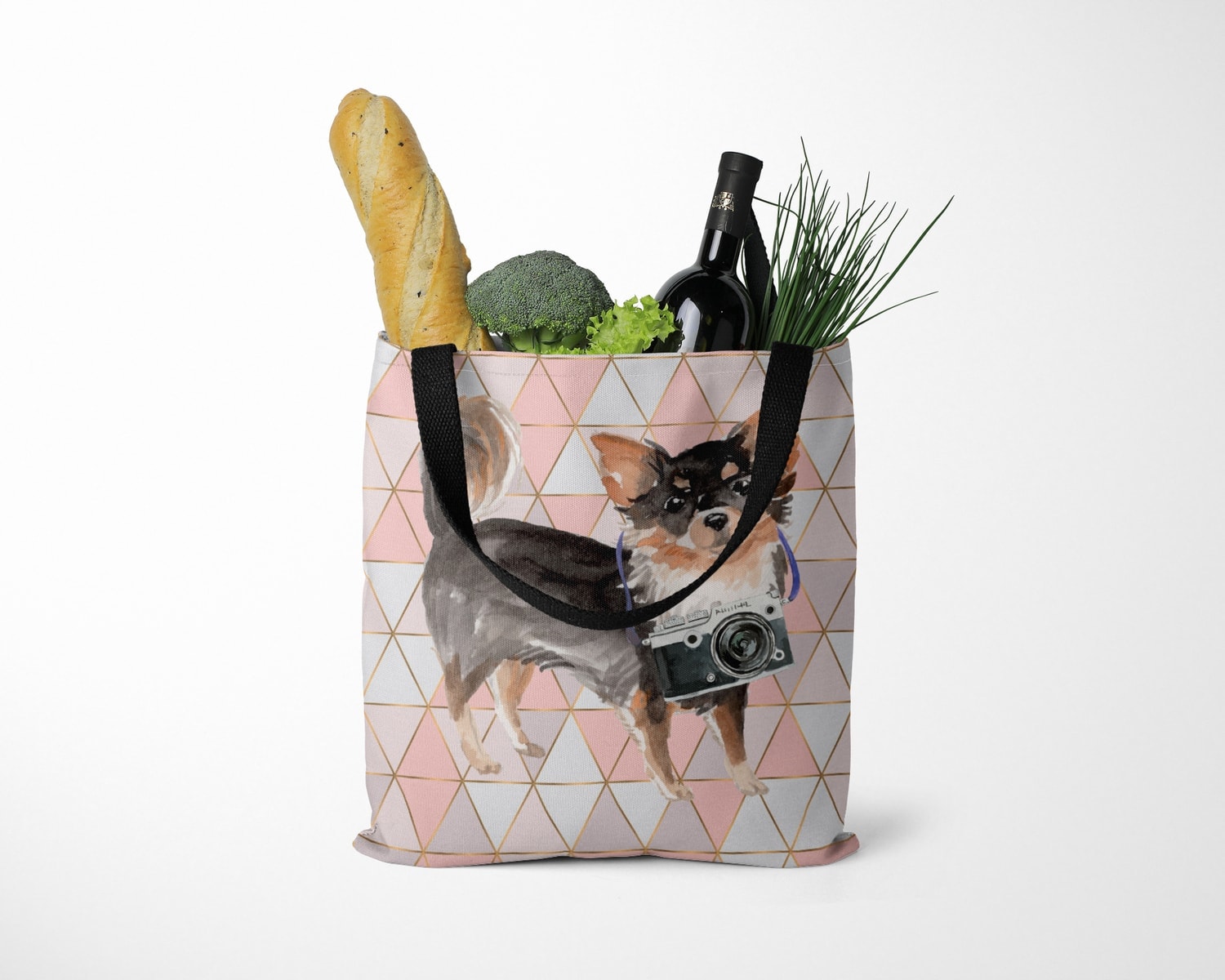 Long Haired Chihuahua Travel Style Tote Bag 24 Long Haired Chihuahua Travel Style Tote Bag - Image 22