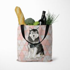 travel dogs tote malamute luxe tote standing food