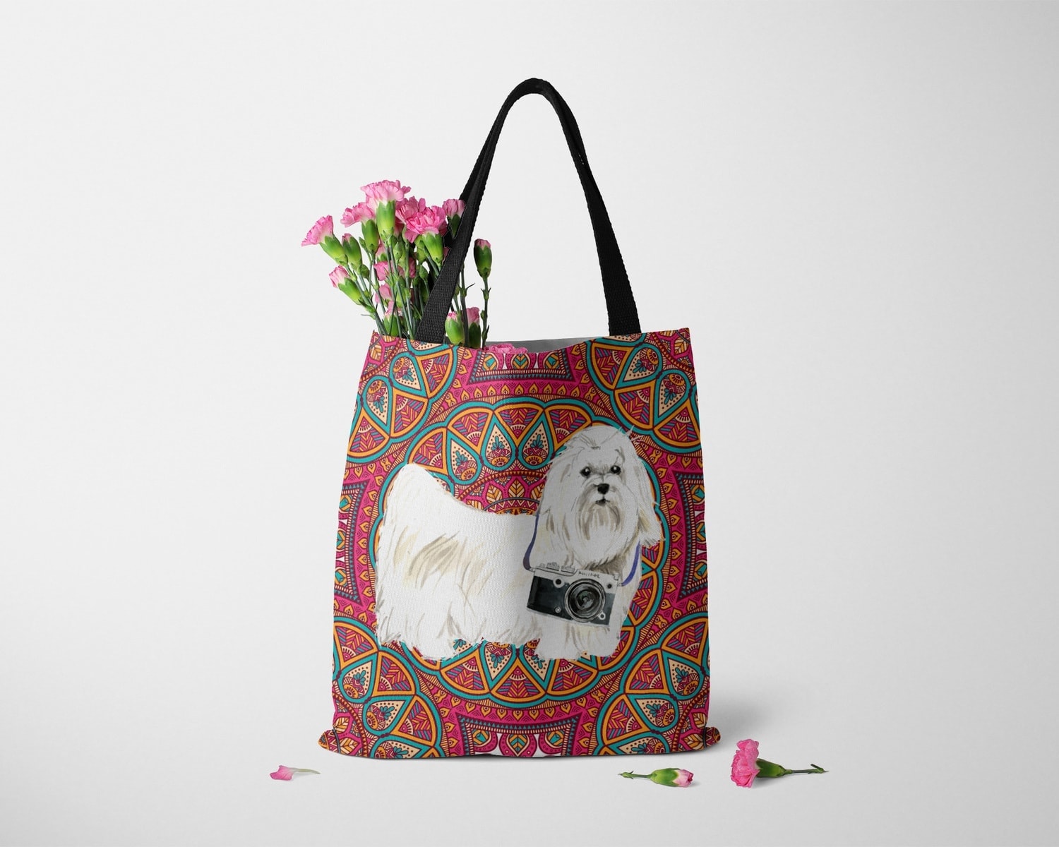 Maltese Travel Style Tote Bag 25 Maltese Travel Style Tote Bag - Image 23