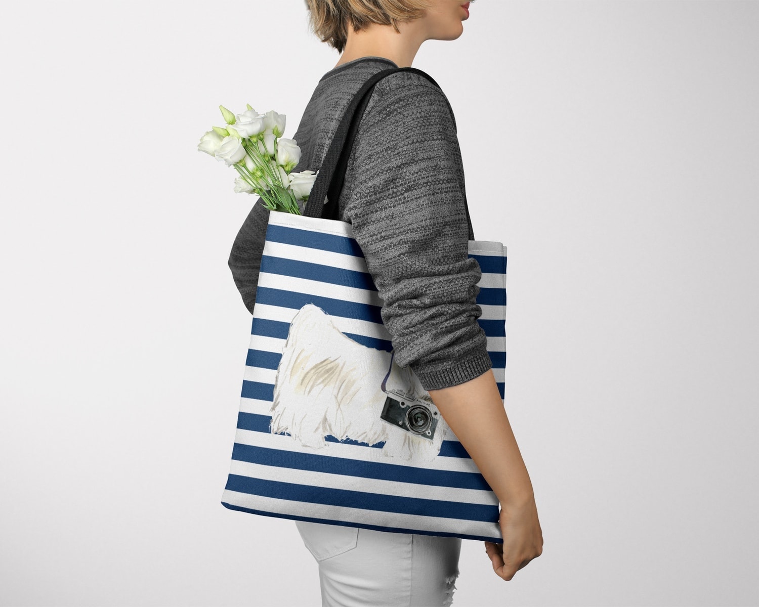 Maltese Travel Style Tote Bag 26 Maltese Travel Style Tote Bag - Image 24