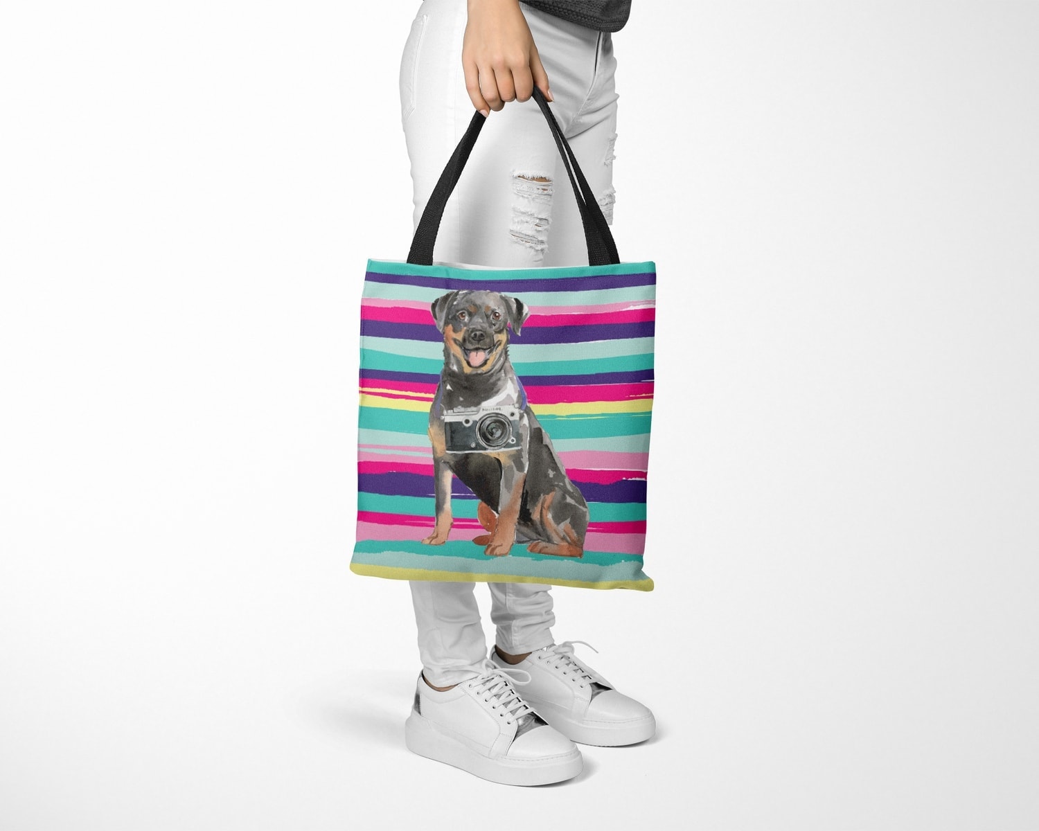 Rottweiler Travel Style Tote Bag 27 Rottweiler Travel Style Tote Bag - Image 25