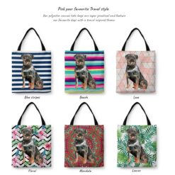 Rottweiler Travel Style Tote Bag 42 travel dogs tote rottweiler variations