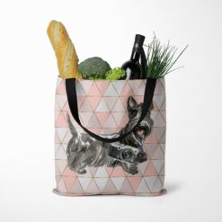 Scottish Terrier Travel Style Tote Bag 49 travel dogs tote scottish terrier luxe tote standing food