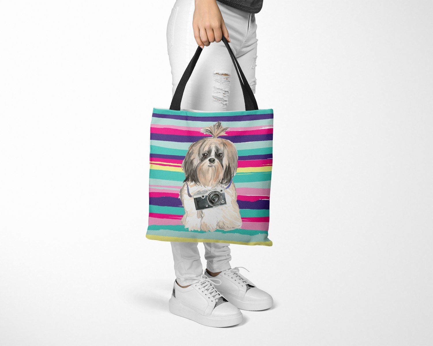 Shih tzu Long hair Travel Style Tote Bag 27 Shih tzu Long hair Travel Style Tote Bag - Image 25