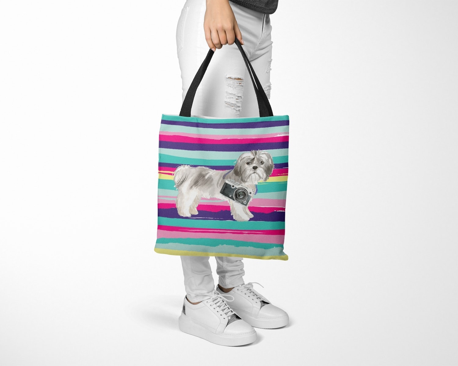 Shih tzu Short hair Travel Style Tote Bag 27 Shih tzu Short hair Travel Style Tote Bag - Image 25