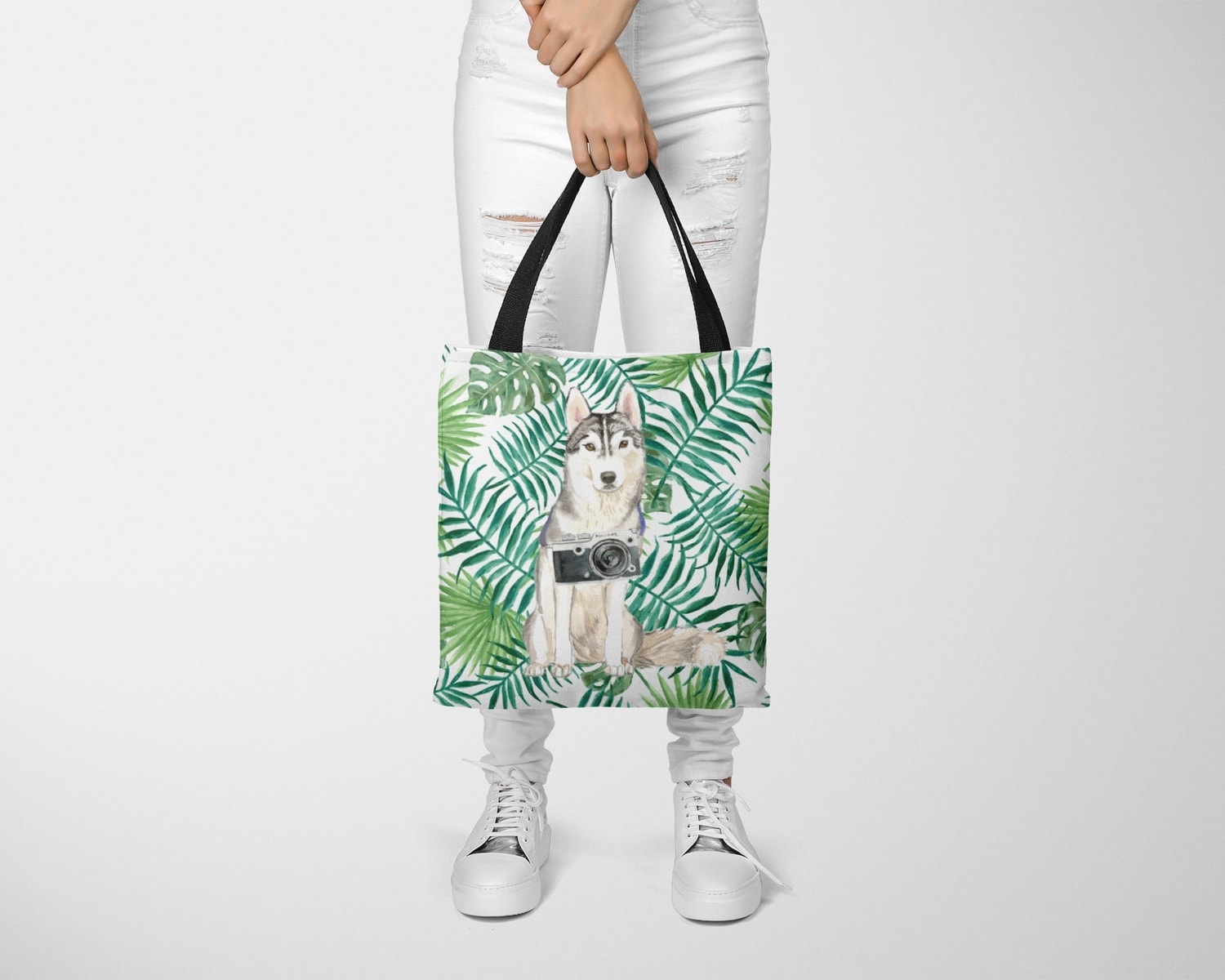 Siberian Husky Travel Style Tote Bag 23 Siberian Husky Travel Style Tote Bag - Image 21