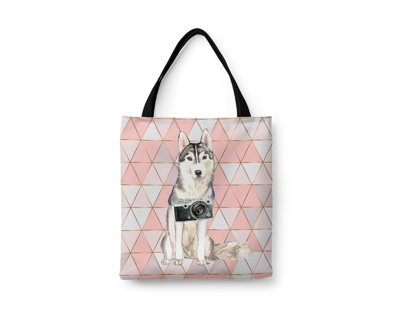 Siberian Husky Travel Style Tote Bag 18 Siberian Husky Travel Style Tote Bag - Image 16