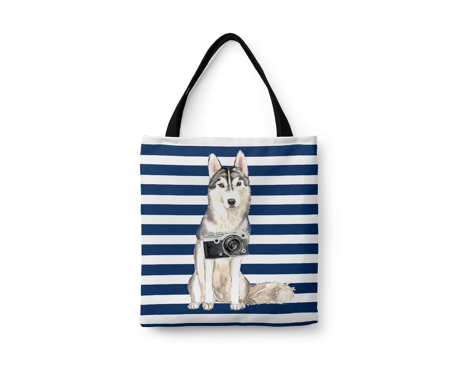 Siberian Husky Travel Style Tote Bag 16 Siberian Husky Travel Style Tote Bag - Image 14
