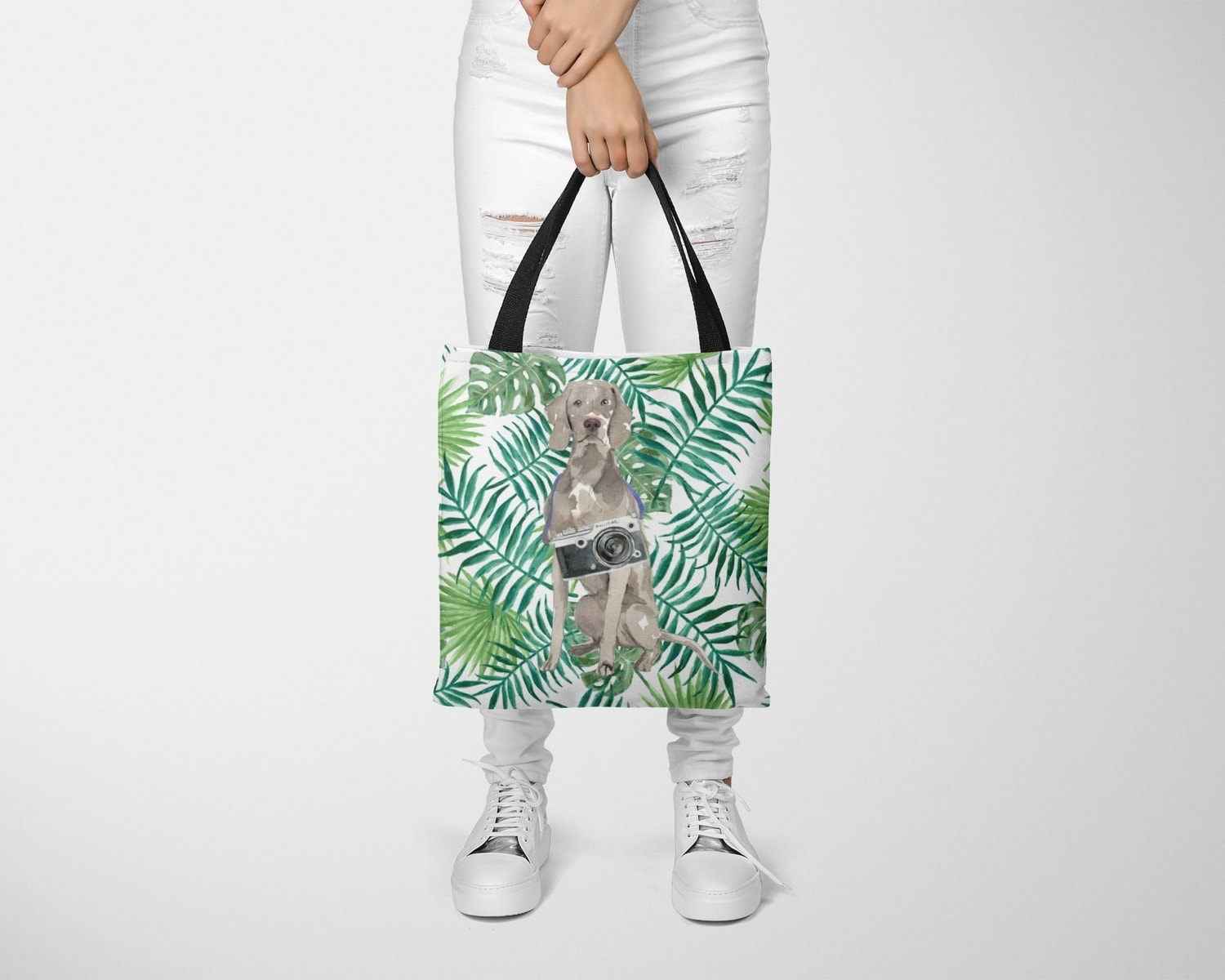 Weimaraner Travel Style Tote Bag 23 Weimaraner Travel Style Tote Bag - Image 21