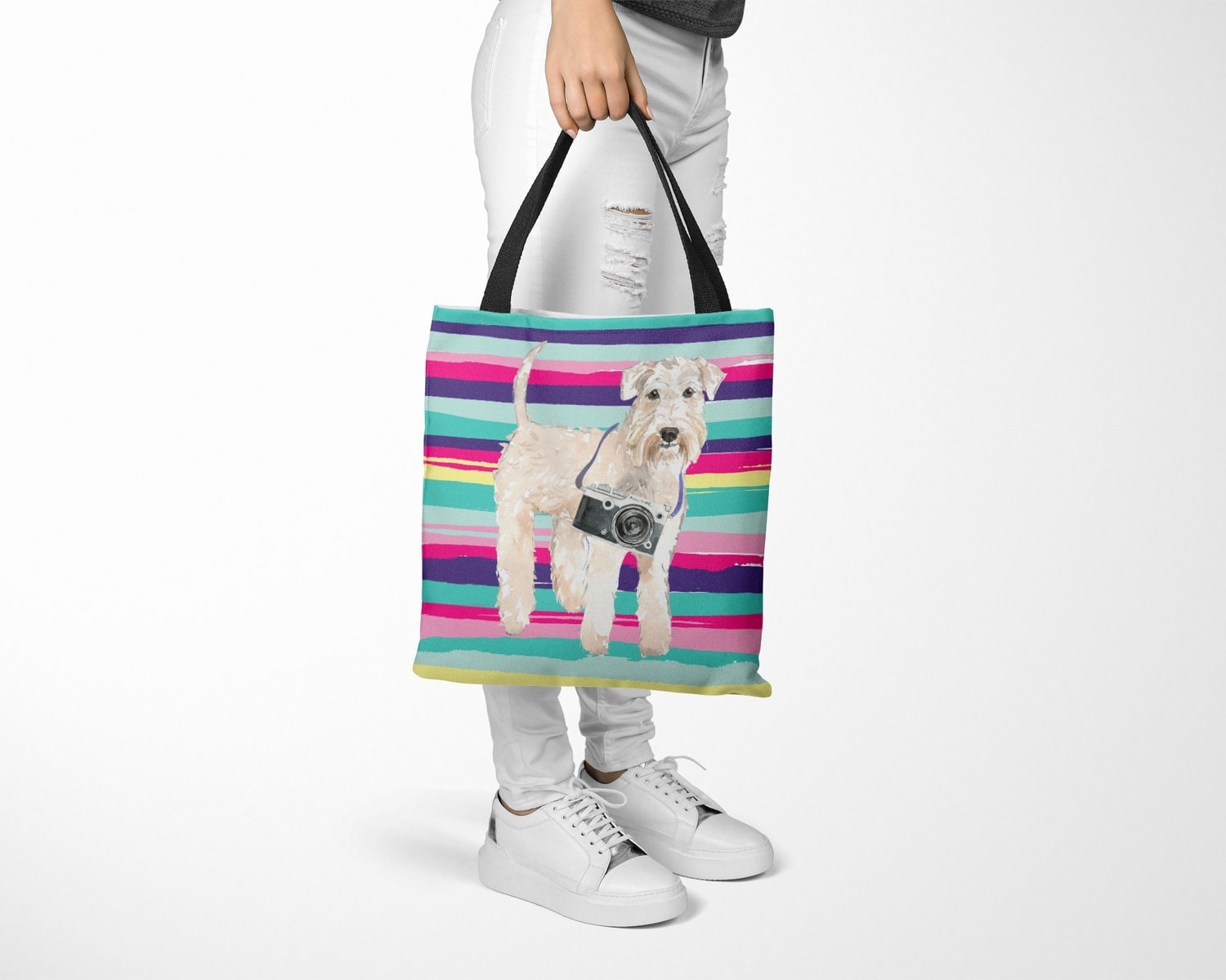 Wheaten Terrier Travel Style Tote Bag 27 Wheaten Terrier Travel Style Tote Bag - Image 25