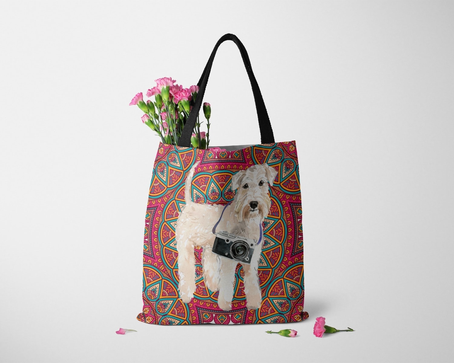 Wheaten Terrier Travel Style Tote Bag 25 Wheaten Terrier Travel Style Tote Bag - Image 23