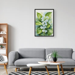 Brunnera Macrophylla Watercolour Botanical Art Print - Boraginaceae Framed Plant Wall Art 8 Brunnera Macrophylla Watercolour Botanical Art Print - Boraginaceae Framed Plant Wall Art - Image 3
