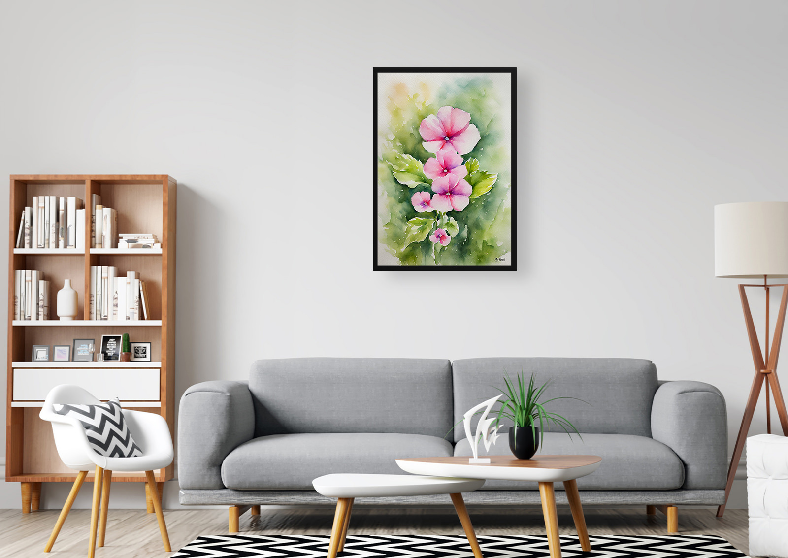 Diascia Personata Watercolour Botanical Art Print - Twinspur Framed Plant Wall Art 5 Diascia Personata Watercolour Botanical Art Print - Twinspur Framed Plant Wall Art - Image 3