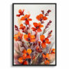 Erysimum Winter Orchid Watercolour Botanical Art Print - Wallflower Framed Plant Wall Art 1 watercolour botanical print flowers erysimum winter orchid front view