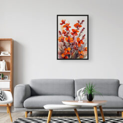 Erysimum Winter Orchid Watercolour Botanical Art Print - Wallflower Framed Plant Wall Art 8 Erysimum Winter Orchid Watercolour Botanical Art Print - Wallflower Framed Plant Wall Art - Image 3