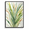 Stipa ichu Minimalist Watercolour Botanical Art Print - peruvian feather grass Framed Plant Wall Art 2 watercolour botanical print flowers stipa ichu peruvian feather grass minimalist front view